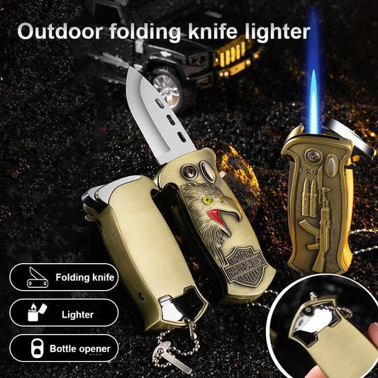 CUCHILLO CON ENCENDEDOR INCORPORADO