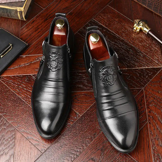 BOTINES HOMBRE CON DOBLE CREMALLERA