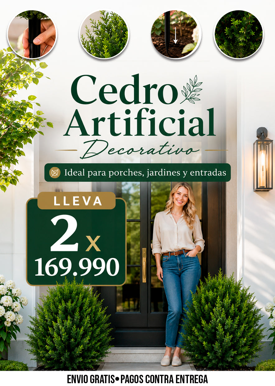 ÁRBOL ARTIFICIAL DE CEDRO PARA PAISAJISMO