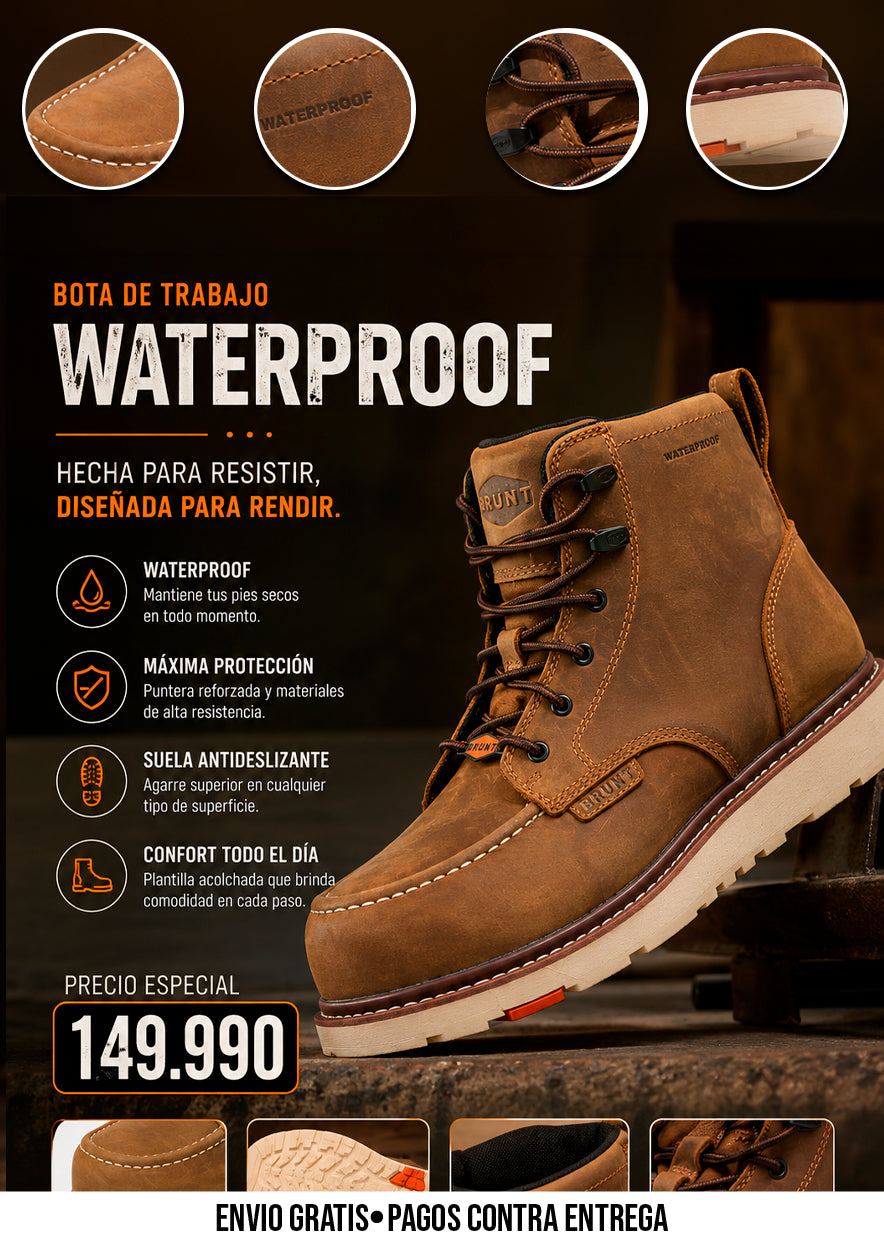 BOTA DE TRABAJO WATERPROOF