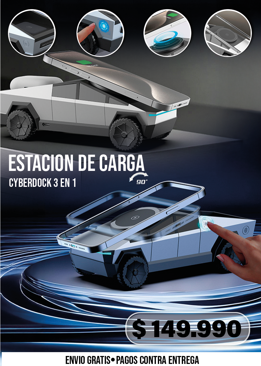 ESTACION DE CARGA CYBERDOCK 3 EN 1 – MAGISHOP