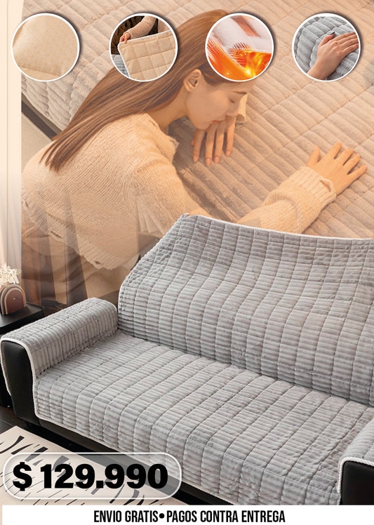 FUNDA DE SOFÁ DE FRANELA LUJOSO