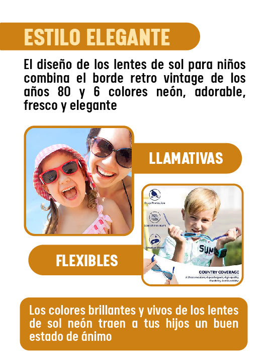 GAFAS SOL DE NIÑOS