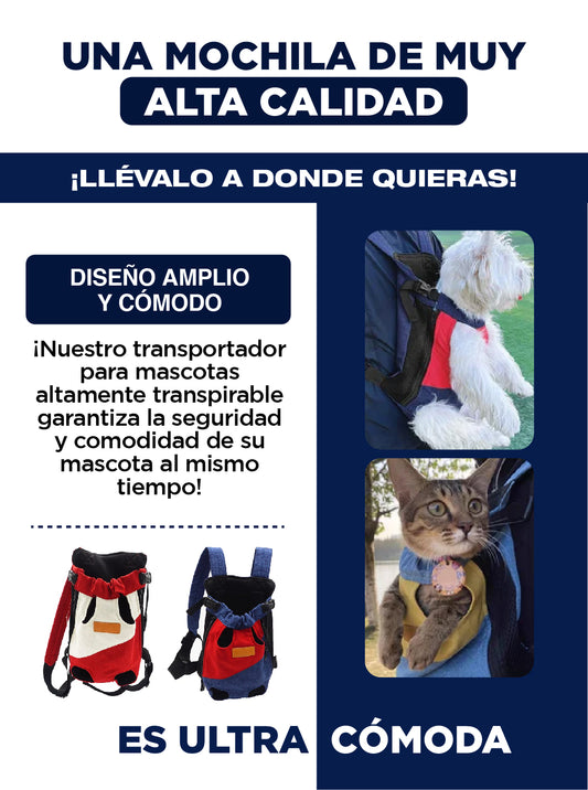 MOCHILA PARA MASCOTAS