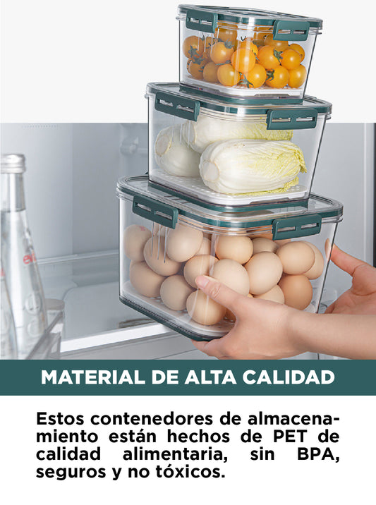 CONTENEDOR DE ALIMENTOS HERMÉTICOS