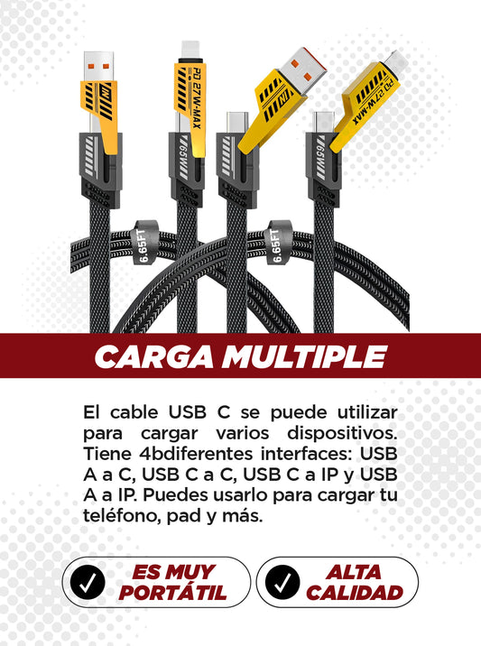 CABLE DE DATOS 4 EN 1