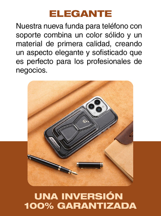 FUNDA DE CUERO PARA CELULAR