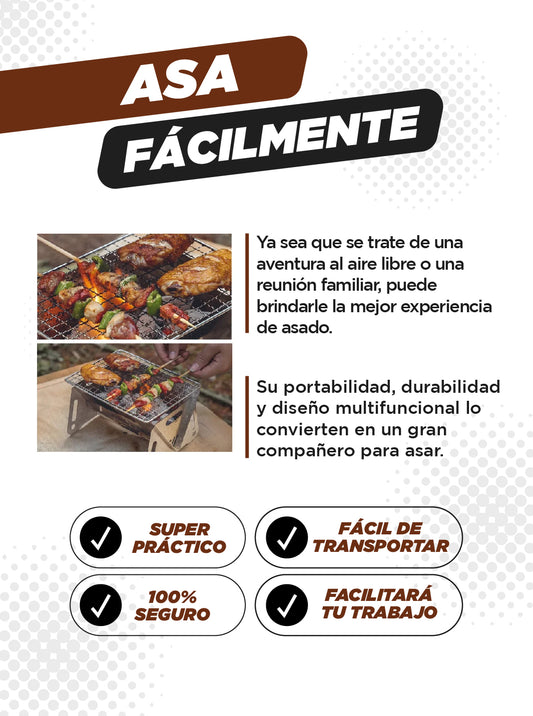 PARRILLA DE BARBACOA PORTÁTIL