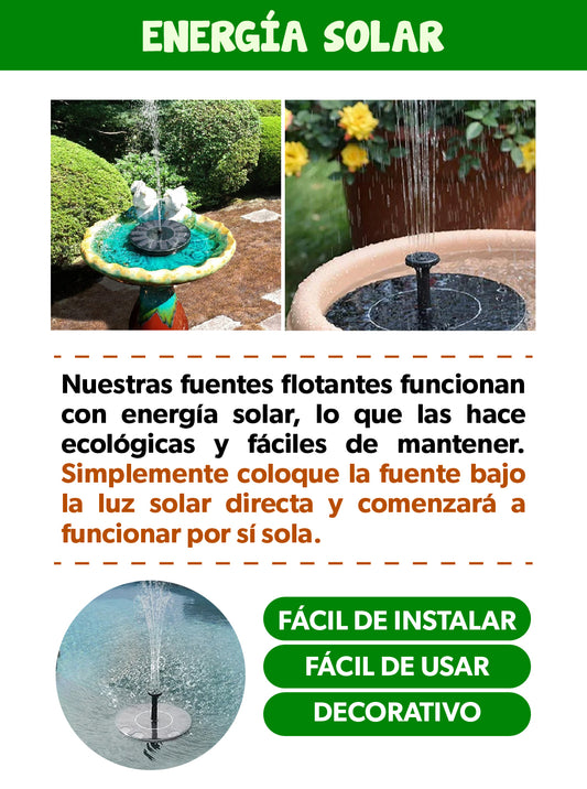 FUENTE SOLAR PARA JARDINES 2024