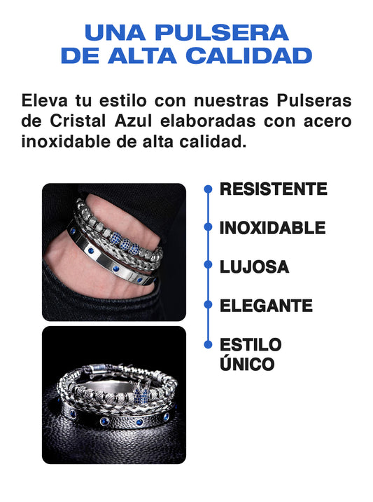 PULSERA DE CRISTAL AZUL