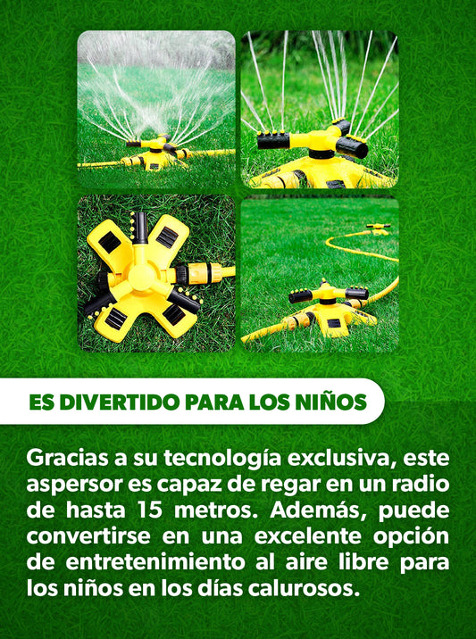 ASPERSOR DE CÉSPED PARA JARDÍN