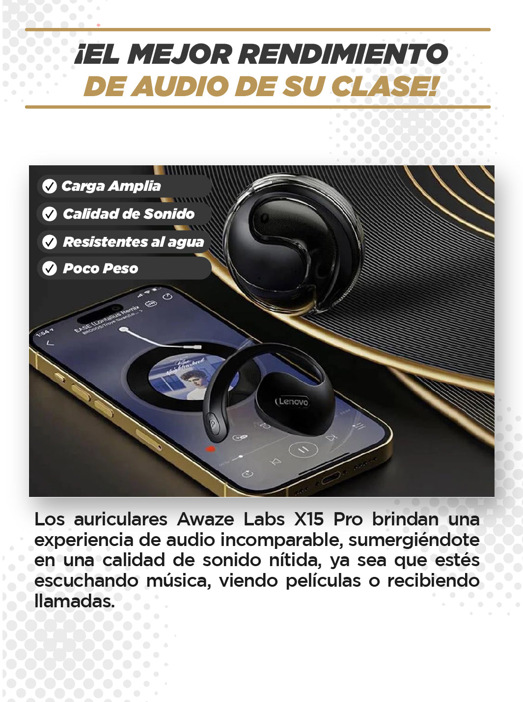 AURICULARES AWAZE LENOVO X15