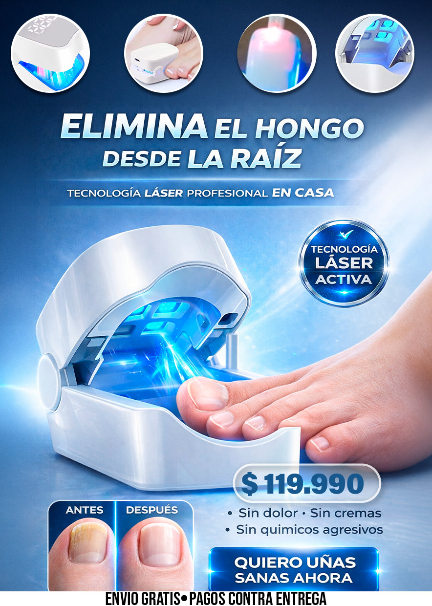 LIMPADOR LÁSER PARA UÑAS