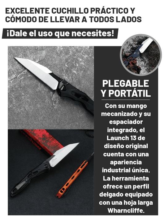 CUCHILLO PLEGABLE Y PORTÁTIL