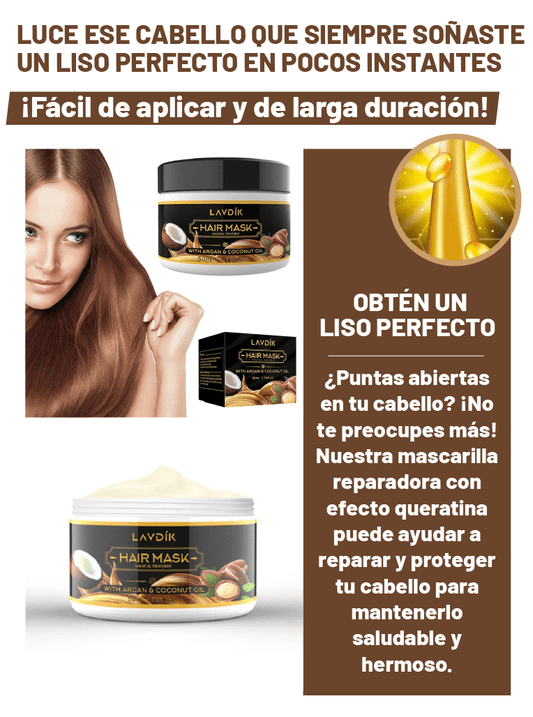 MASCARILLA DE QUERATINA PARA EL CABELLO