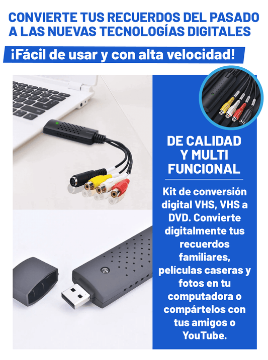 CONVERTIDOS USB A VHS