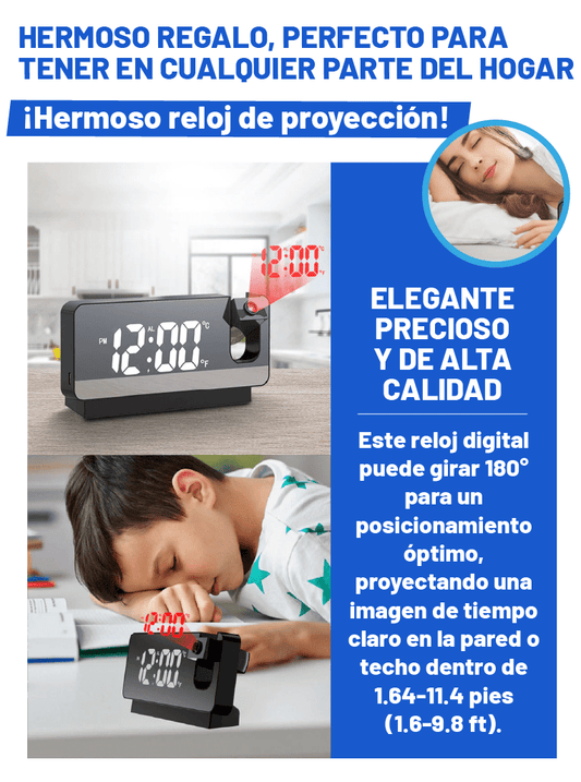 RELOJ DE PROYECCIÓN DIGITAL