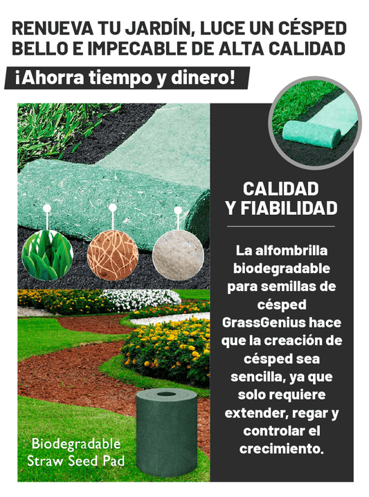 ALFOMBRA CÉSPED BIODEGRADABLE