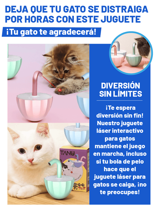 JUGUETE LASER PARA GATOS