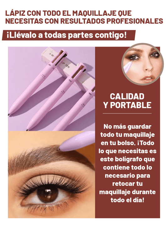 LAPIZ DE MAQUILLAJE 4 EN 1