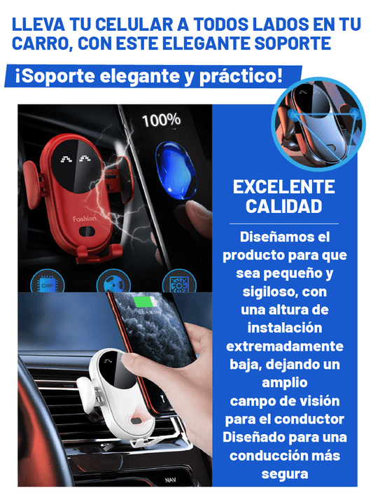 SOPORTE CARGADOR MOVIL PARA AUTO