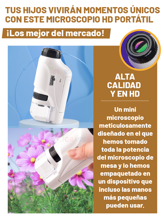 MICROSCOPIO PORTÁTIL PARA NIÑOS