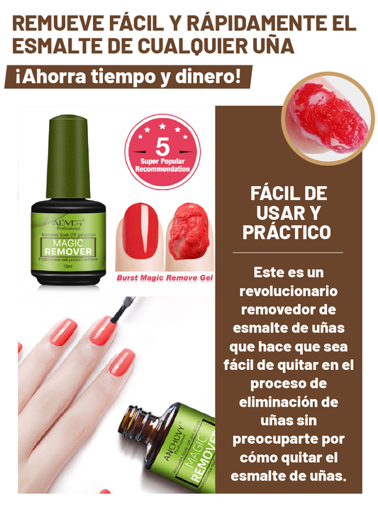 REMOVEDRO ESMALTE EN GEL