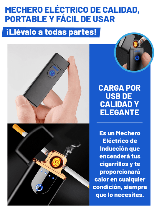 ENCENDEDOR ELÉCTRICO USB