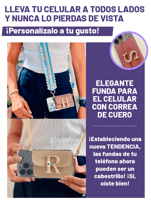 FUNDA PARA CELULAR CON CORREA