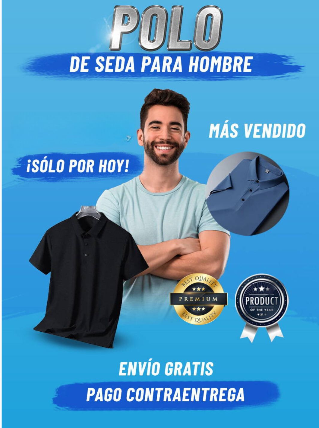 POLO SEDA PARA HOMBRE-IM