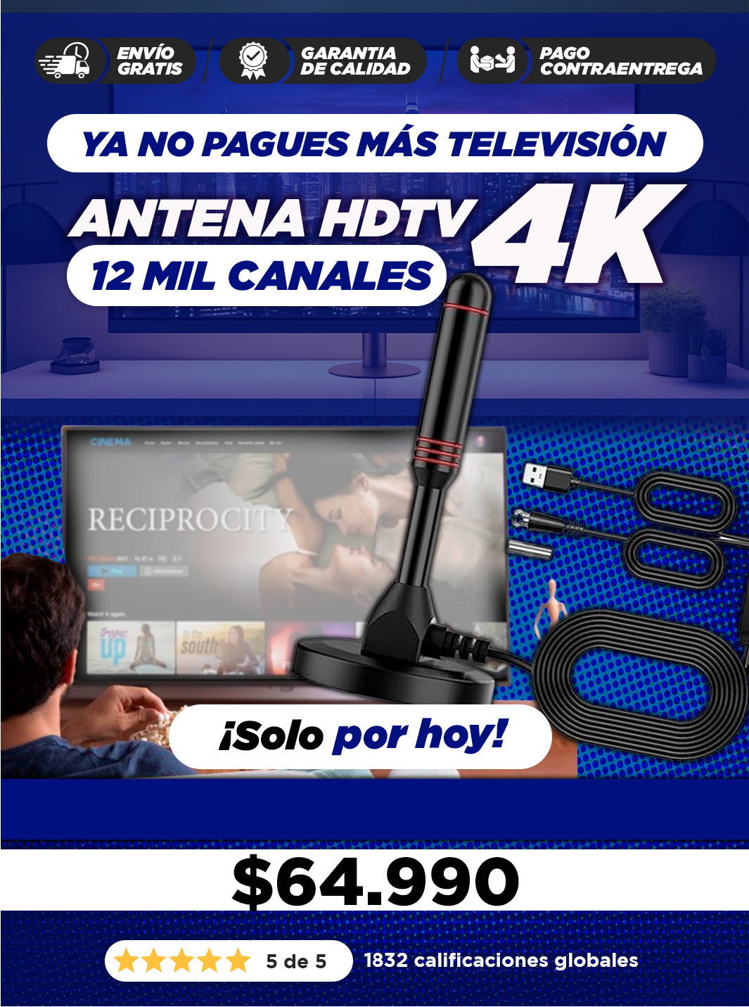 ANTENA HDTV 4K