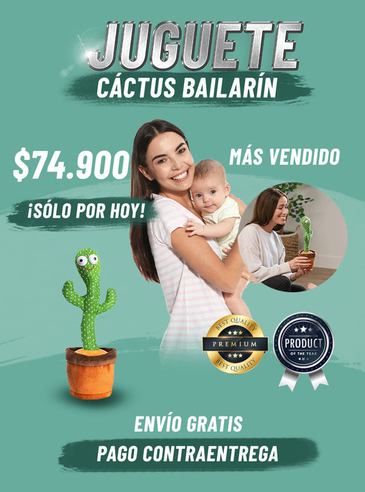 JUGUETE CACTUS BAILARÍN