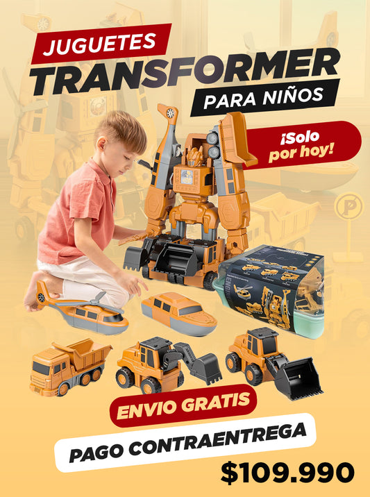 JUGUETE TRANSFORMER PARA NIÑOS