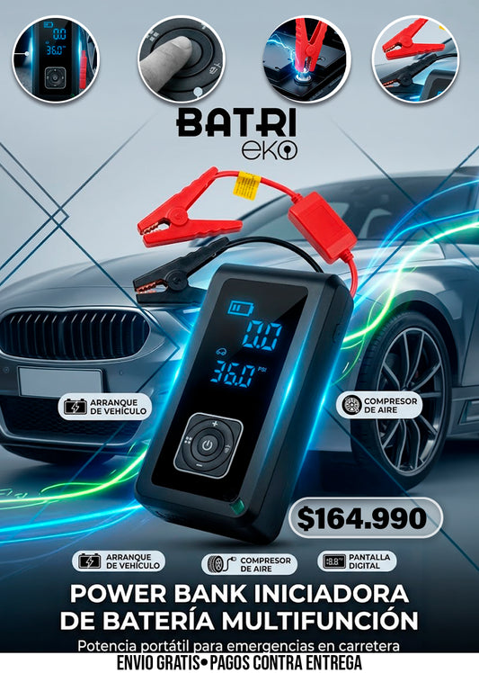 POWER BANK  INICIADORA DE BATERÍA