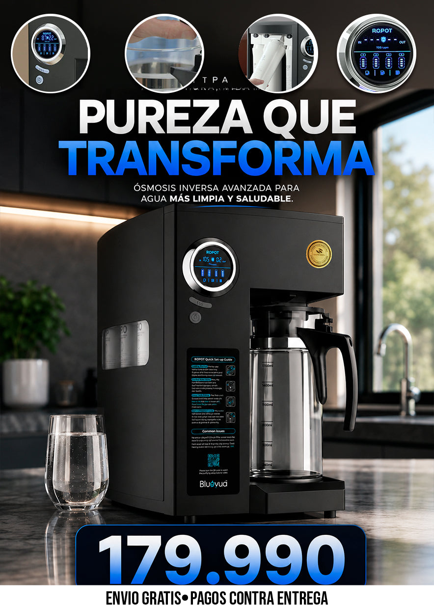 PURIFICADOR DE AGUA POR ÓSMOSIS INVERSA ROPOT