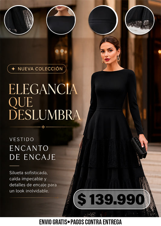 VESTIDO ENCANTO DE ENCAJE