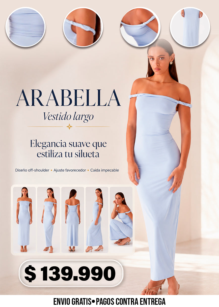 VESTIDO LARGO ARABELLA