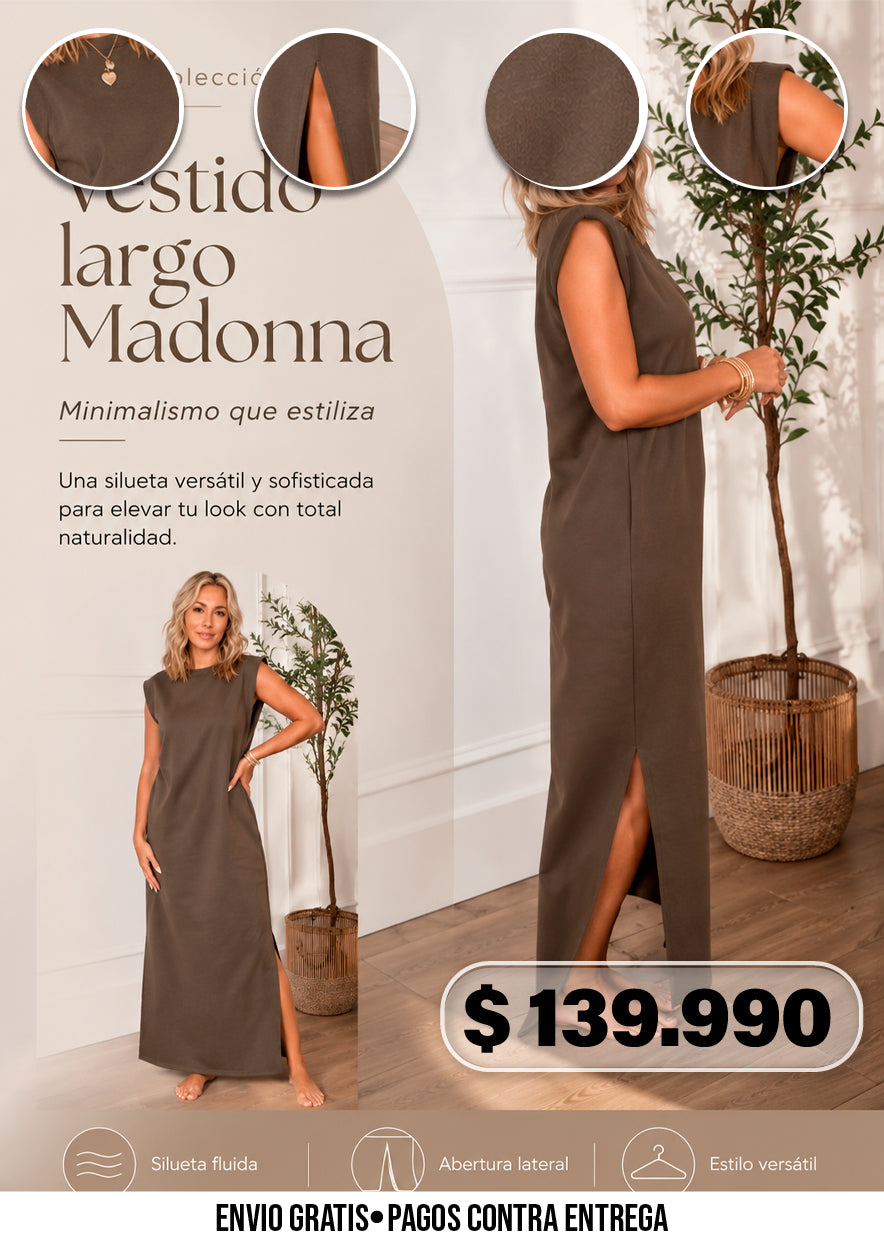 VESTIDO LARGO MADONNA